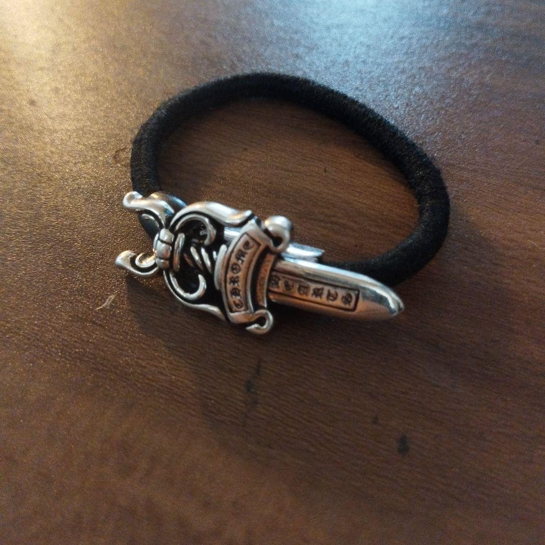 シルバー925素材 純銀 クロム ダガー ブレスレット ロンワンズ ガボール