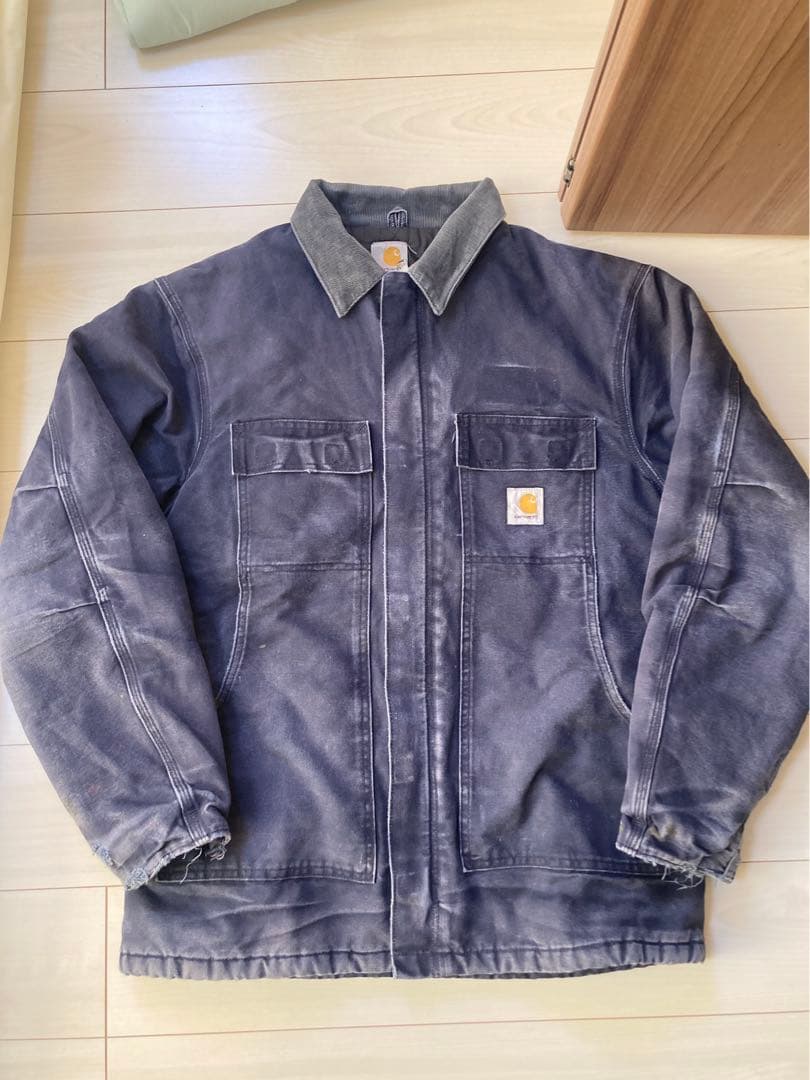 K*G様 00s Carharttトラディショナルコート サイズ44 ダークネイ