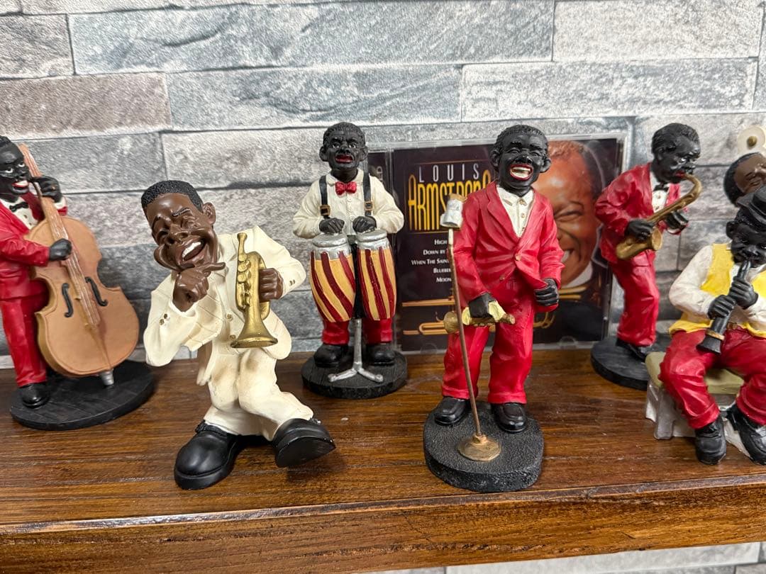 黒人ジャズＢAND登場8人衆♯ルイアームストロングと共演♯希少