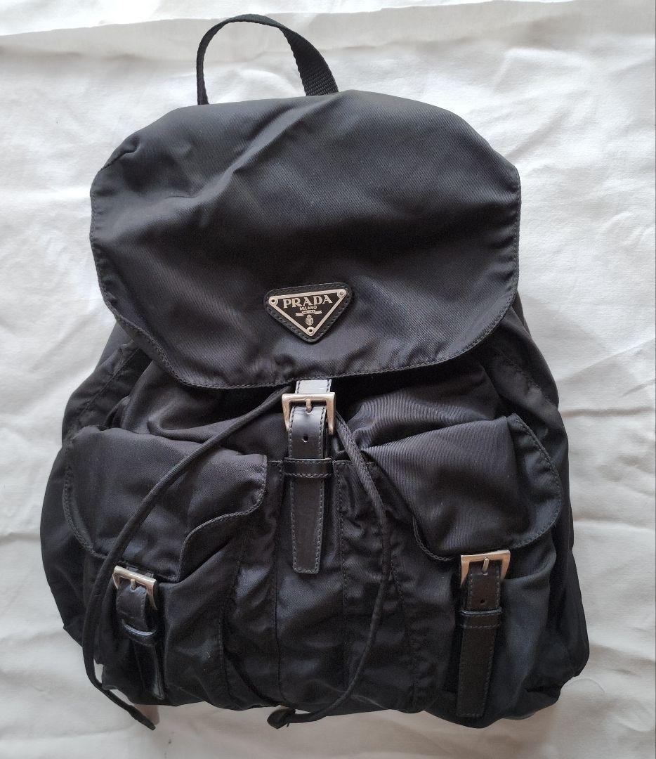 JADEX 公式アカウント 01専用　PRADA　ブラックリュック（バックパック