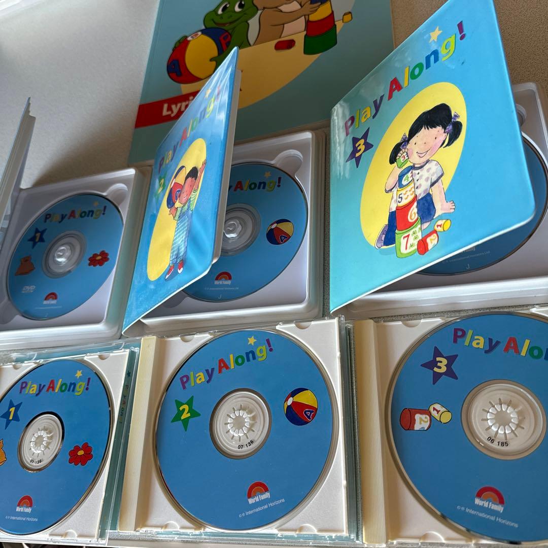 ワールドファミリー プレイアロング DVD CD ディズニー英語システム