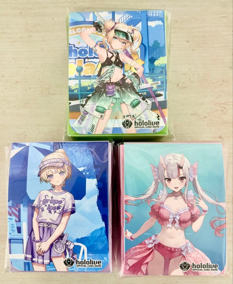 【限定青エール付】 ホロカ スタートデッキ 3種セット ホロナツパラダイスver 限定青エール付】ホロカ スタートデッキ 不知火フレア ホロナツ