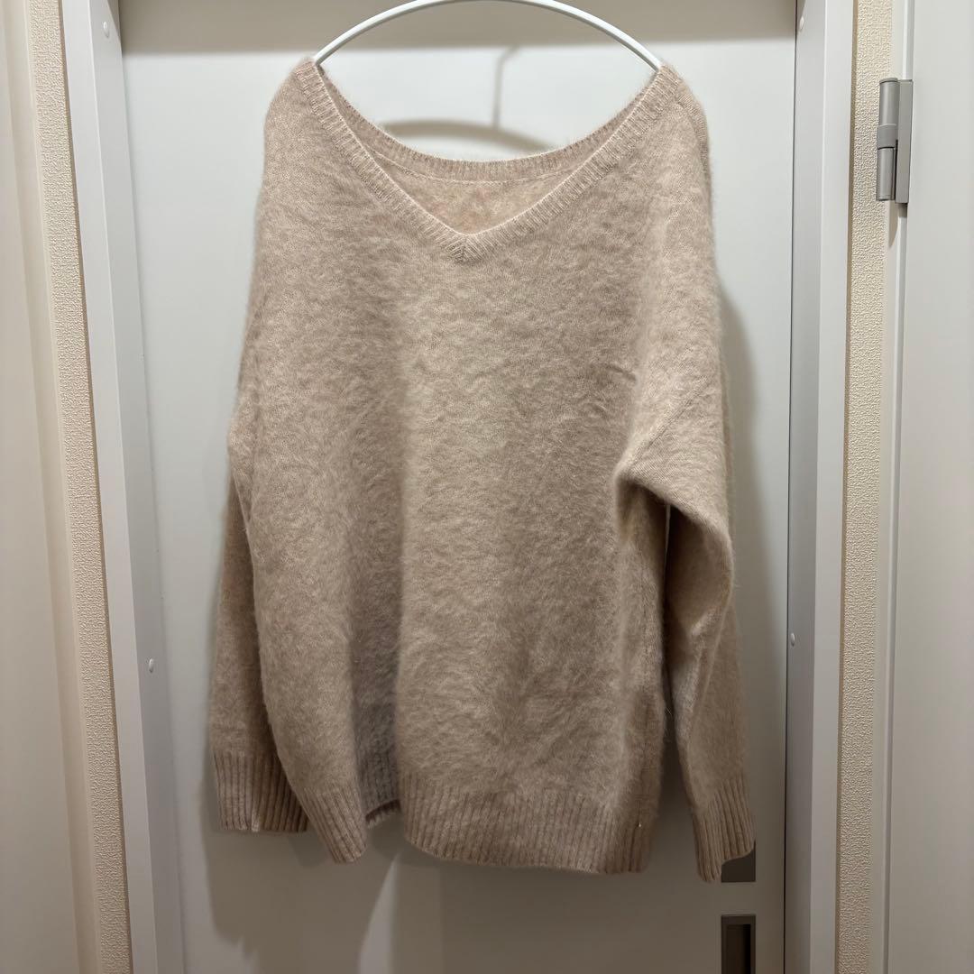 バビロン BABYLONE FOX カシミヤ2WAYプルオーバー ニット - メルカリ