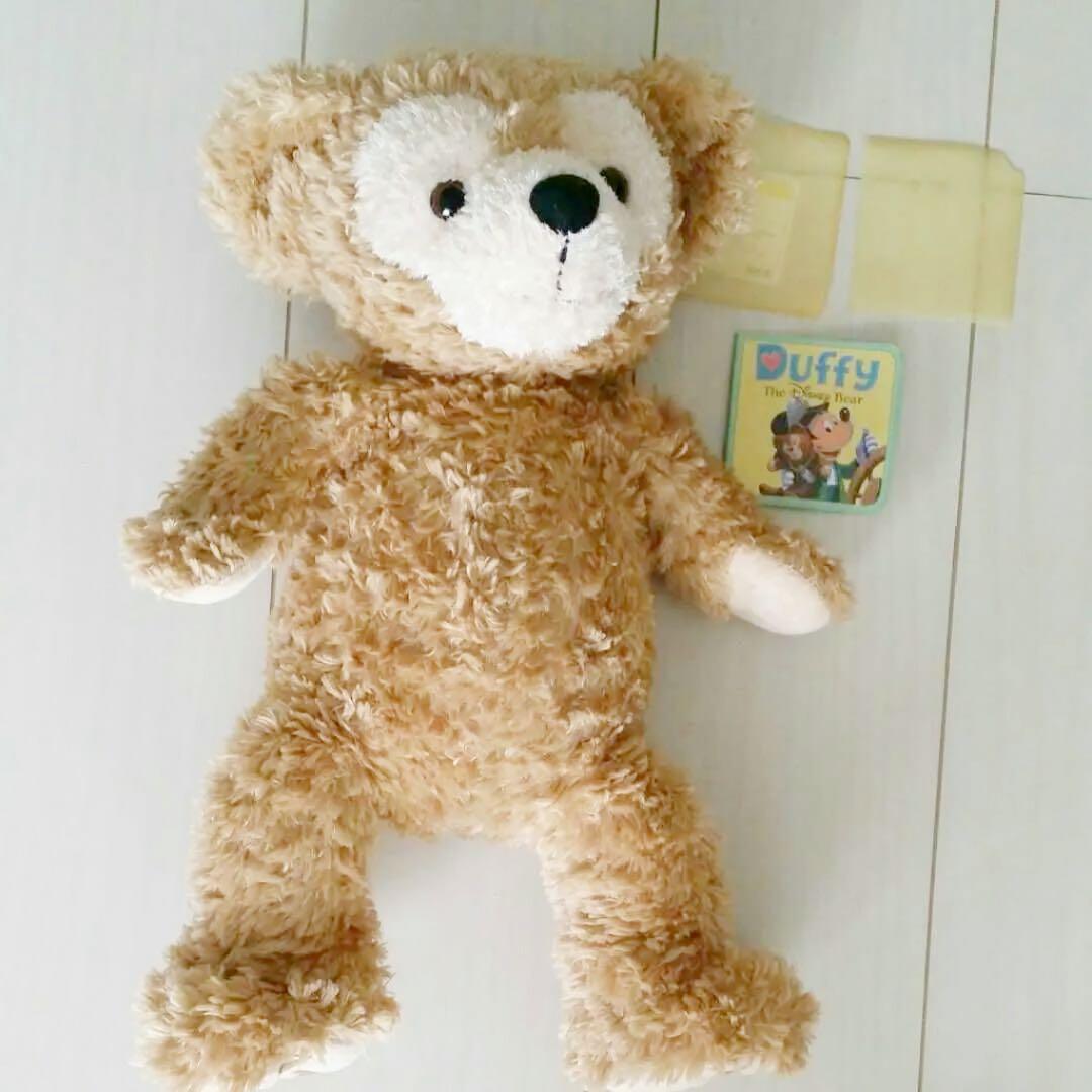 ダッフィーぬいぐるみ【希少】【お腹ビーズ入り】 ダッフィー - 海外限定 黒 ブラックダッフィー ぬいぐるみ WDW NYC