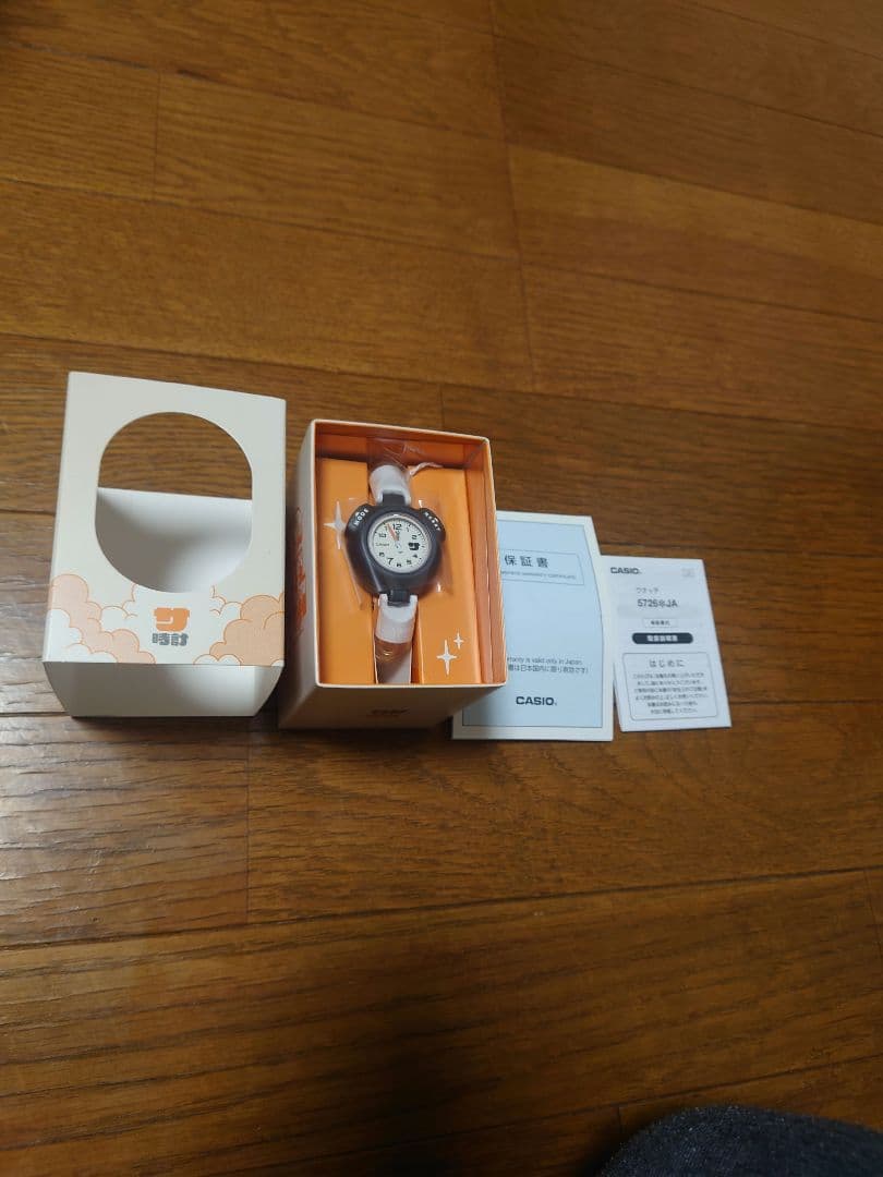 新品・未使用】サ時計 サウナ専用時計 CASIO サウナイキタイ オレンジ