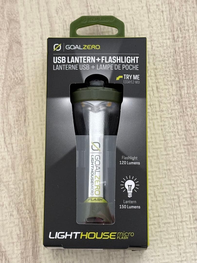 GOAL ZERO LIGHTHOUSE micro FLASH USBランタン Goal Zero LIGHTHOUSE micro FLASH USB充電式LEDミニランタン