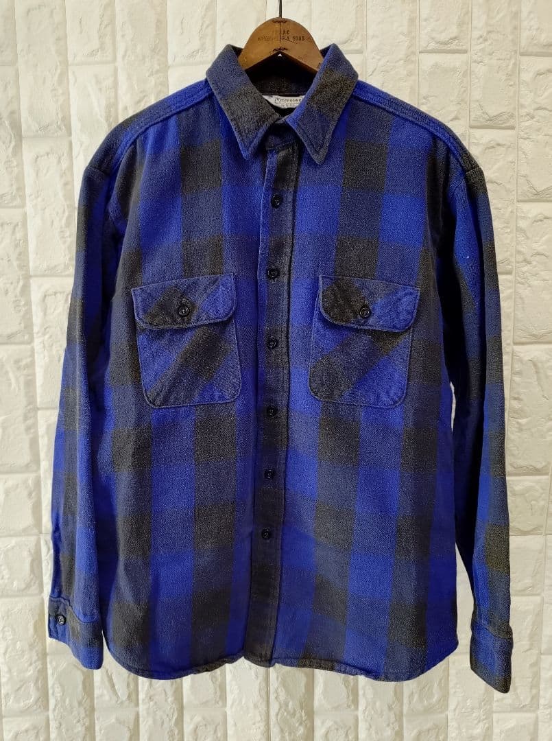 70sヴィンテージUSA製FiveBrotherファイブブラザーヘビーネルシャツ