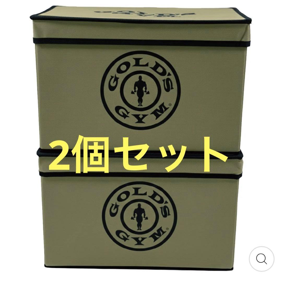 GOLD'S GYM (ゴールドジム) G2826 ストレージボックス カーキ