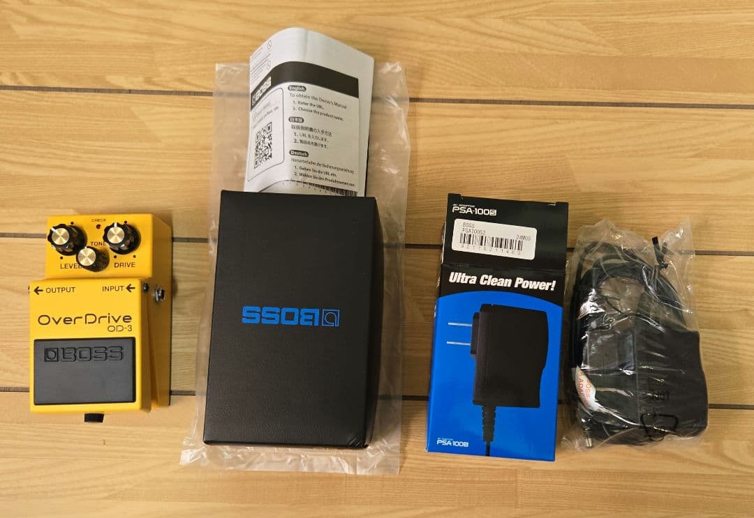 BOSS OverDrive OD-3 ギターエフェクター PSA100Sセット