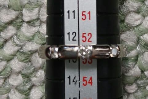 プラチナ900 ダイヤ0.2カラット 12.5号