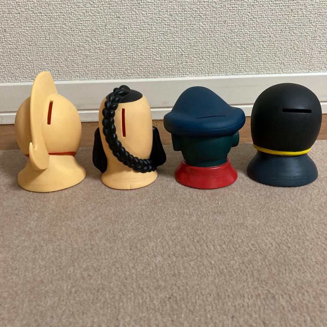 キン肉マン/モンゴルマン/ウォーズマン/ブロッケンJrソフビ貯金箱賞 全