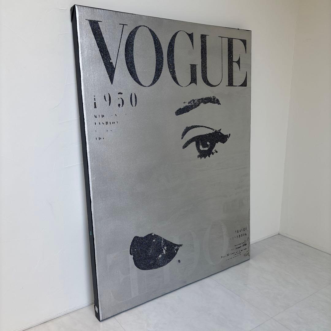 【希少・特大】シェーンボーデン「VOGUE 」シルクスクリーン 76×102