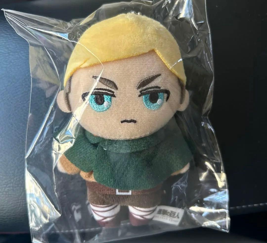 新品 進撃の巨人 エルヴィン ラスアタ ぬい 完結編 劇場版 マスコット