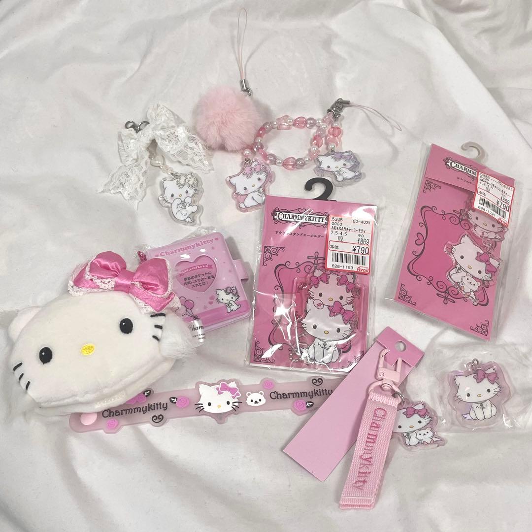 サンリオ　チャーミーキティ　セット チャーミーキティ」の20周年を記念した平成レトロなコラボアイテムが