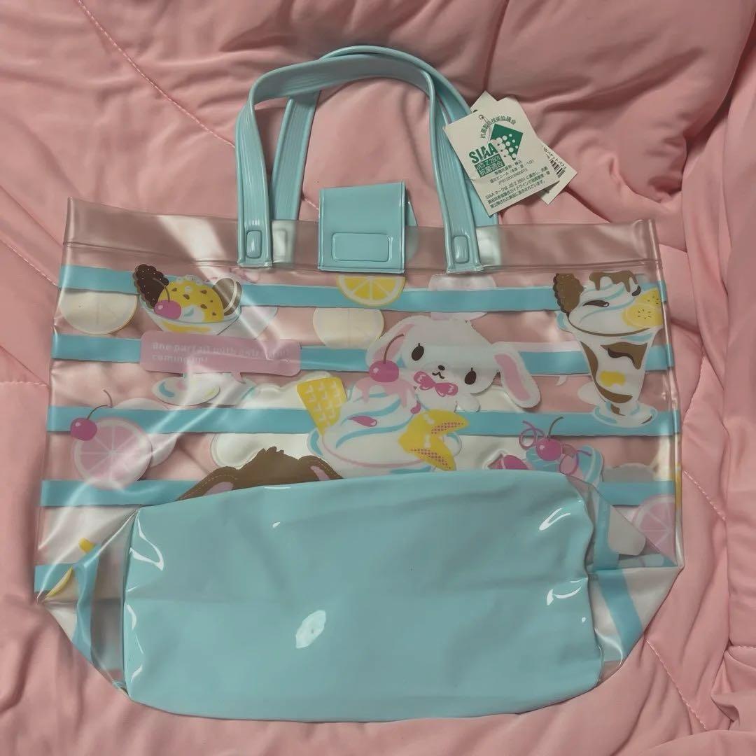 シュガーバニーズ しろうさ くろうさ クリアバッグ - メルカリ