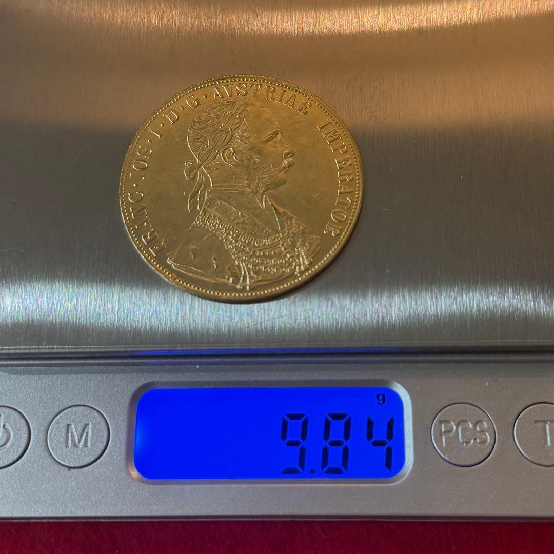 オーストリア 古銭 双頭 ヨーゼフ 海外 1915 ダカット コイン 鷲 大型