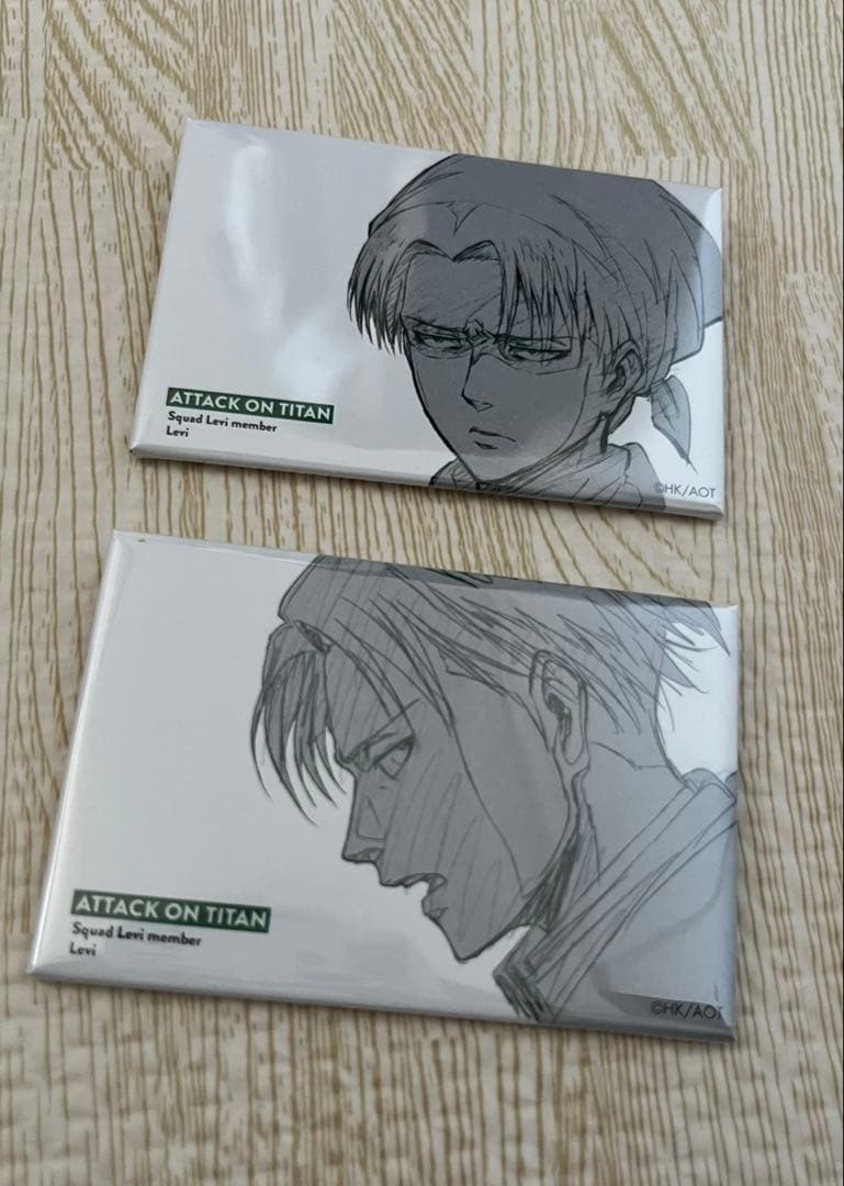 進撃の巨人 リヴァイ 缶バッジ Attack WIT IG 浅野恭司 - メルカリ