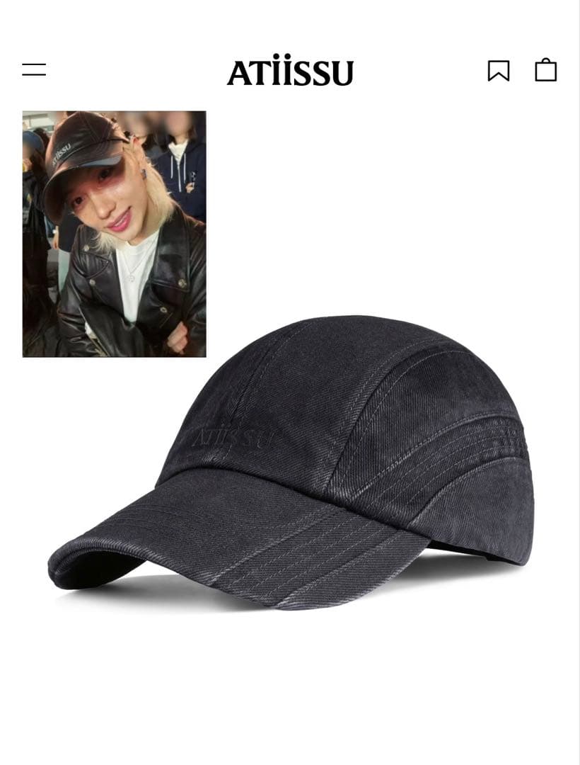 【韓国正規店購入】ATiiSSU アティッシュ キャップ 韓国アイドル愛用