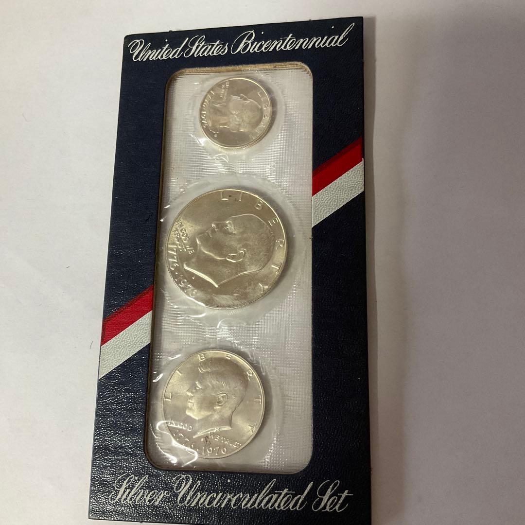 アメリカ独立200周年記念銀貨セット 1776−1976 - メルカリ