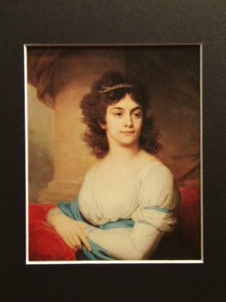 ボロビコーフスキー・ウラジーミル・ルキチ、白い服を着たある女性の肖像