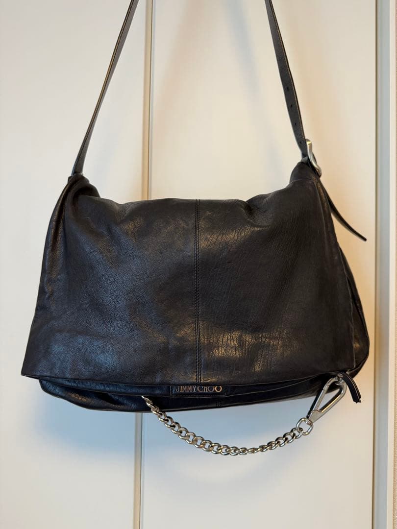 【JIMMY CHOO】メッセンジャーバッグ メンズ