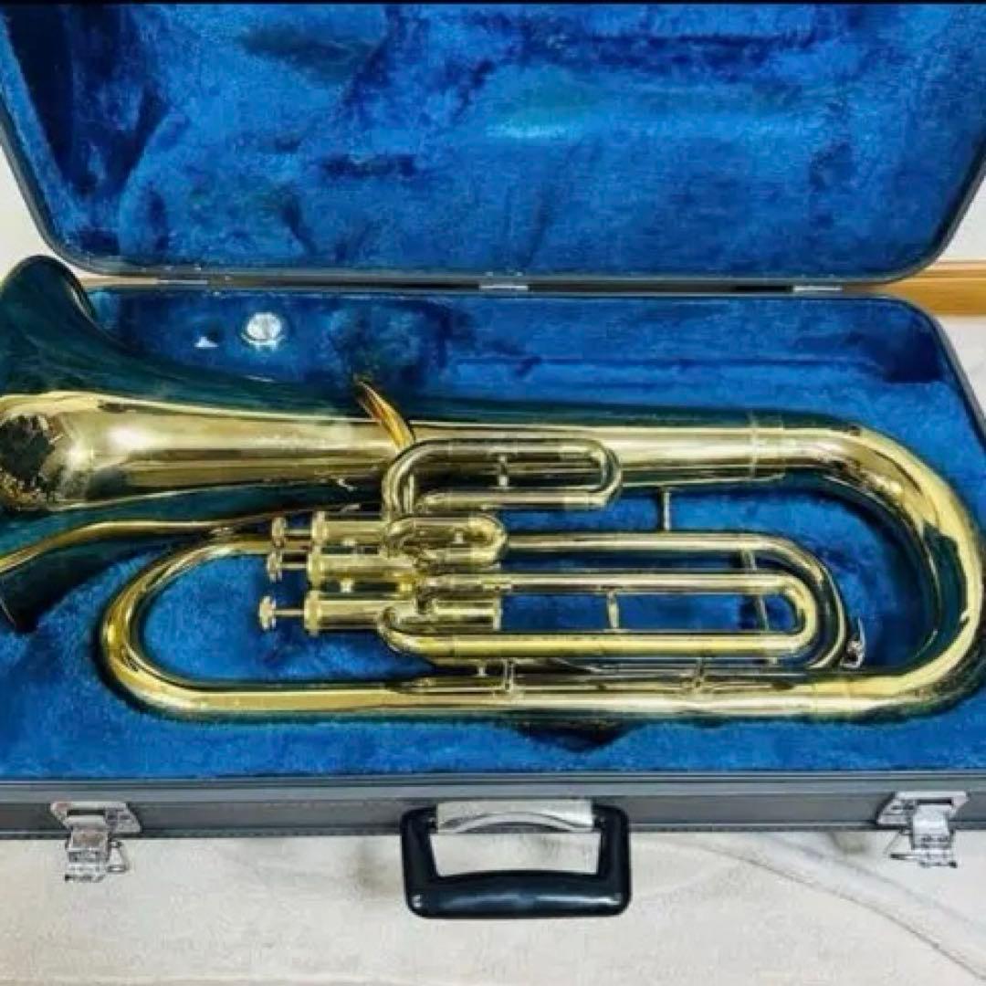 ユーフォニアム本体と楽譜・スタンドセット アルミ製 譜面台 MSAL-J 【ソフトケース付き MSALJ コンパクト 譜面