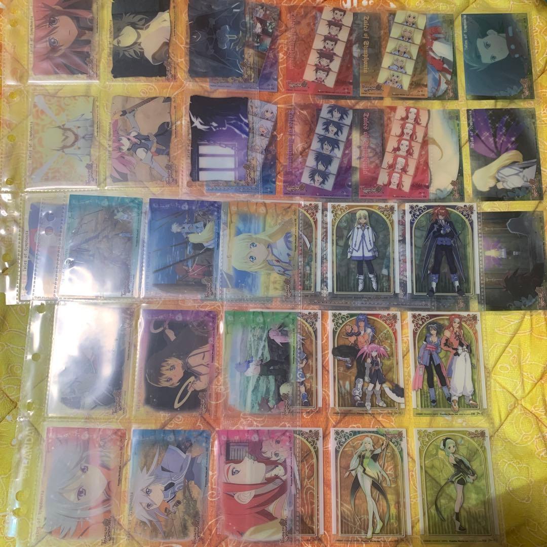 テイルズオブシンフォニア トレーディングカード　フルコンプ、ボックス特典2種