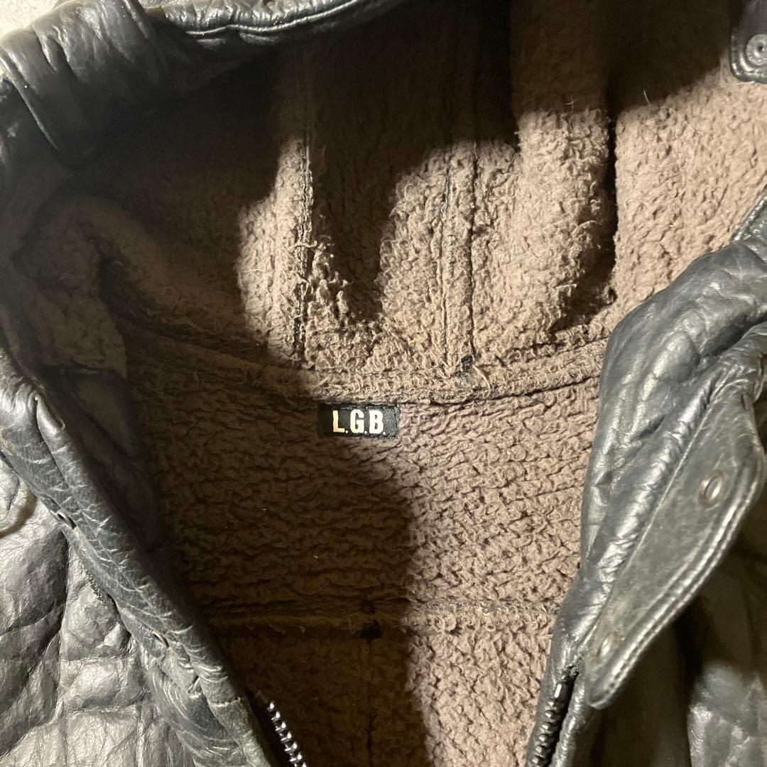 LGB ボンディングレザージャケット 希少サイズ3 - メルカリ