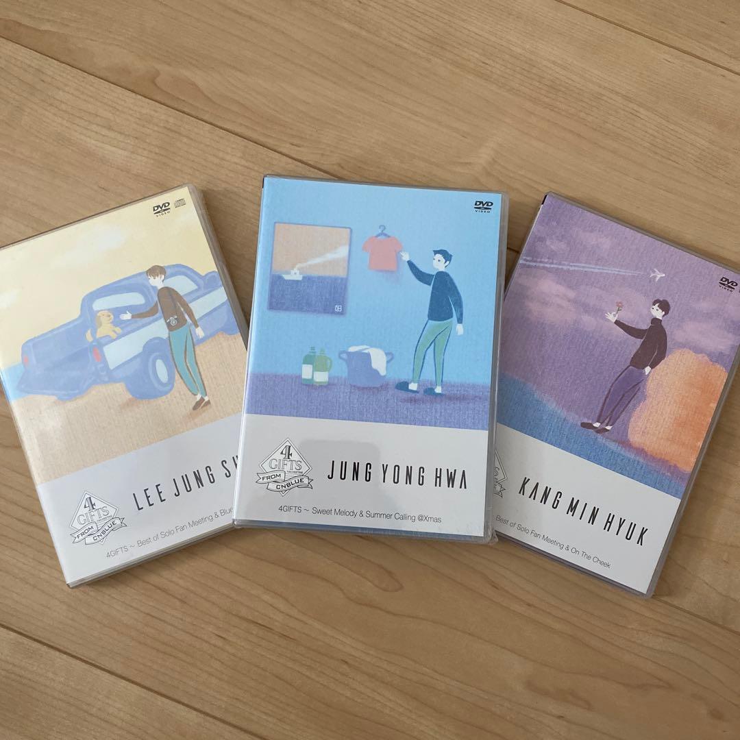 未開封有【CNBLUE】4GIFTSヨンファ ジョンシン ミニョク CD/DVD