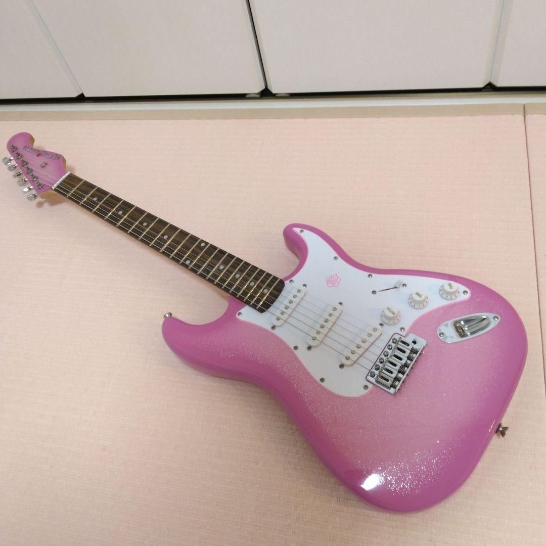 美品 希少 廃盤品 ジプシーローズ 人気のラメ入りピンクカラー エレキ