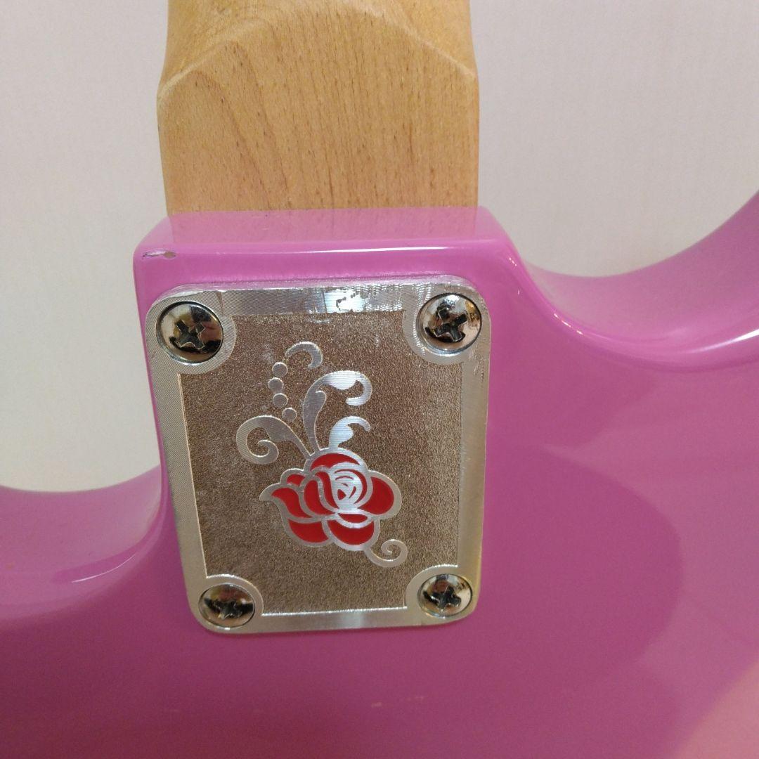 美品 希少 廃盤品 ジプシーローズ 人気のラメ入りピンクカラー エレキ