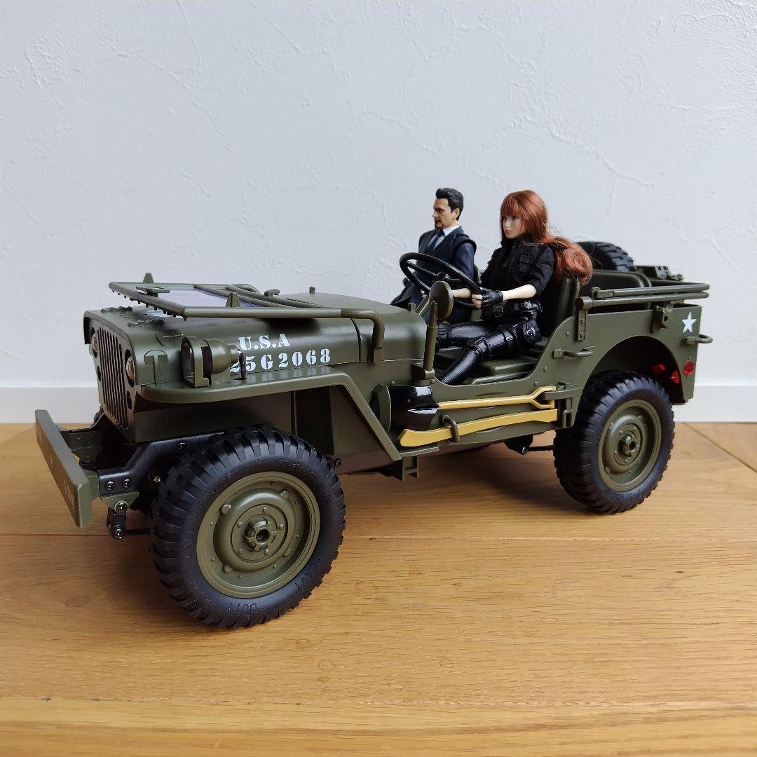 新品未使用品】JEEP Military 1/10 RTR ジープ - メルカリ