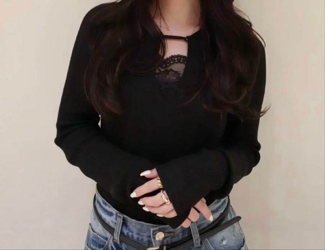 トップス senee decollete cut-out bodysuit