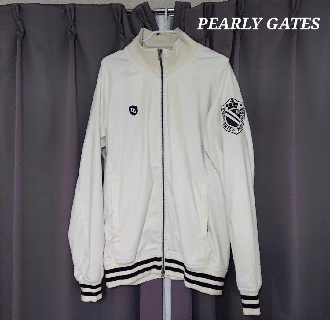PEARLY GATES ゴルフジャケット ホワイト　サイズ5 PEARLY GATES（パーリーゲイツ） ブルゾン アウター 「PEARLY GATES