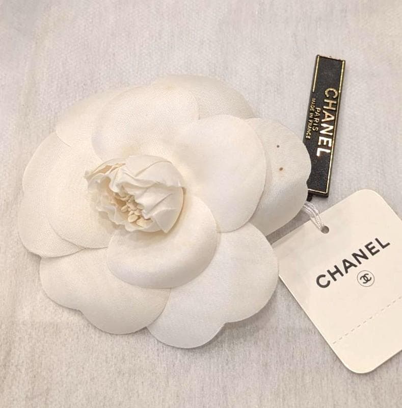 CHANEL シャネル コサージュ ピンブローチ カメリア ヴィンテージ