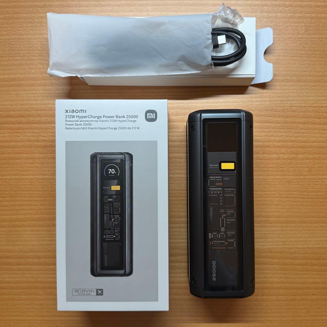 スマホアクセサリー Xiaomi HyperCharge Power Bank 25000