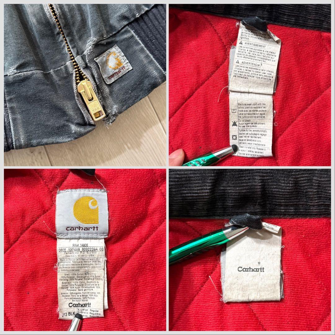 Carhartt サンタフェジャケット サイズXL 黒 ブラック J13BLK - メルカリ