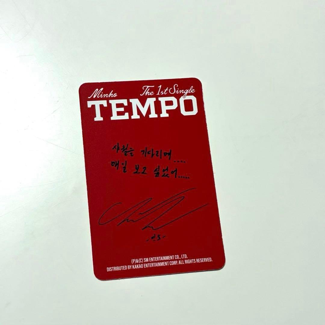 SHINee ミノ ミンホ TEMPO トレカ - メルカリ