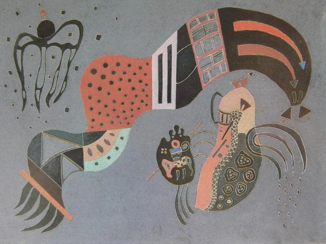 カンディンスキー、穏やかな飛翔、希少な画集より、状態良好 - メルカリ