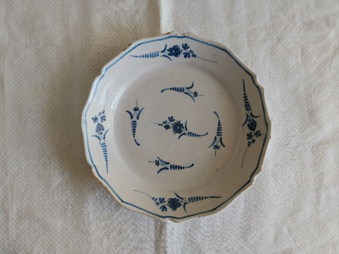 フランスアンティークプレート C ムスティエ　希少