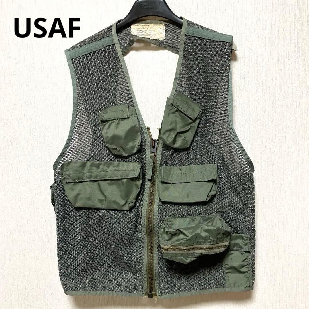 80's USAF サバイバルベスト アメリカ空軍 ミリタリー ラジオベスト