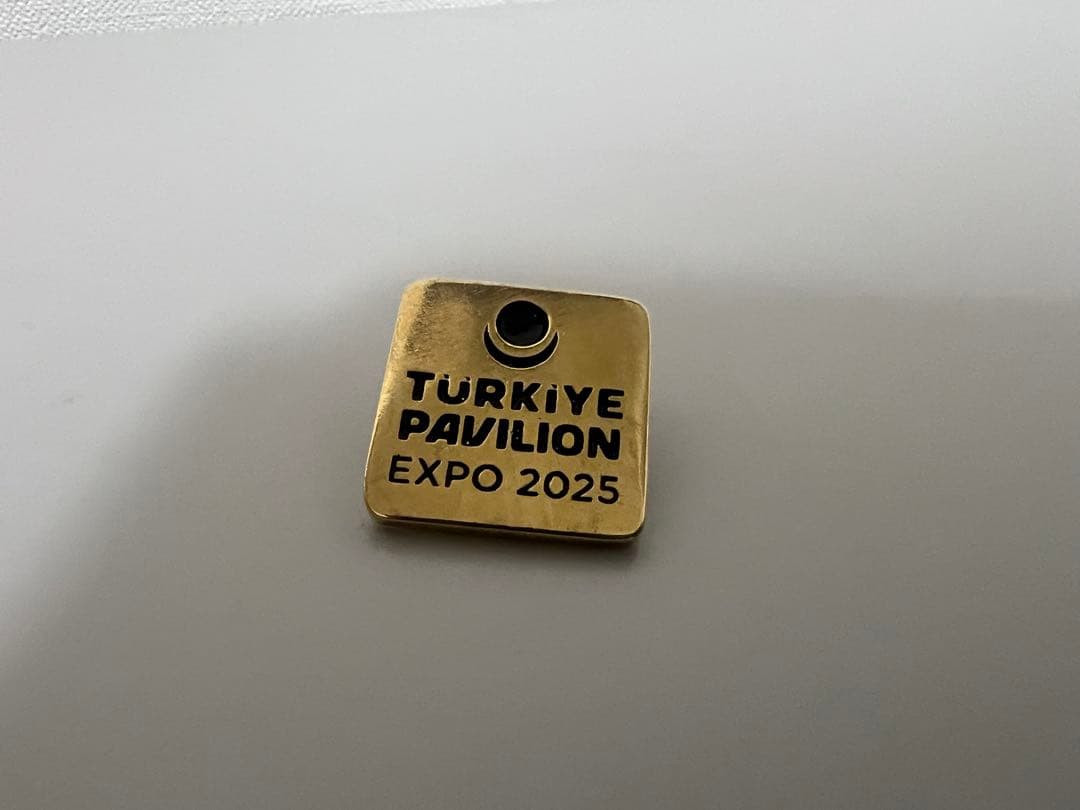 トルコ　パビリオン　スタッフ用ピンバッジ　大阪・関西万博　EXPO2025 レア