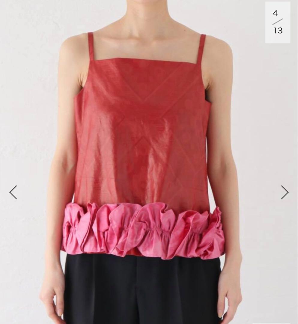 フリル付きキャミソール サイズ38