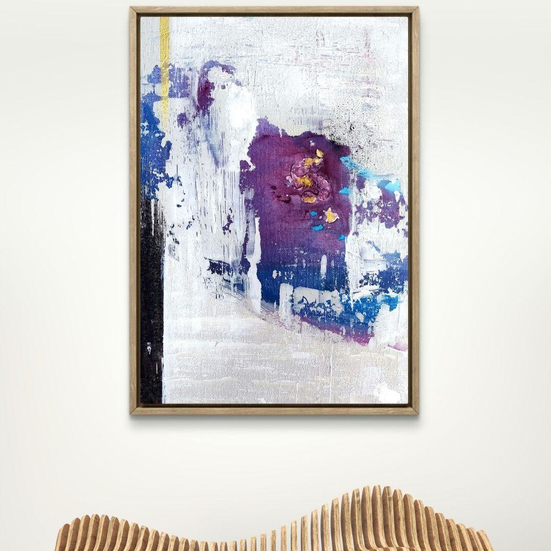 抽象画 現代アート モダン アクリル画 北欧 インテリアアート 黒