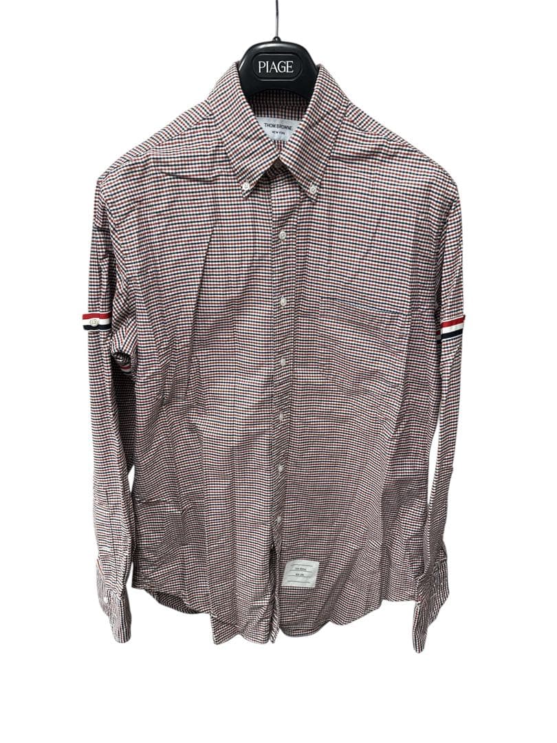 トムブラウン　RWBアームバンドシャツ　　　　4 ボタンダウンシャツ　THOM