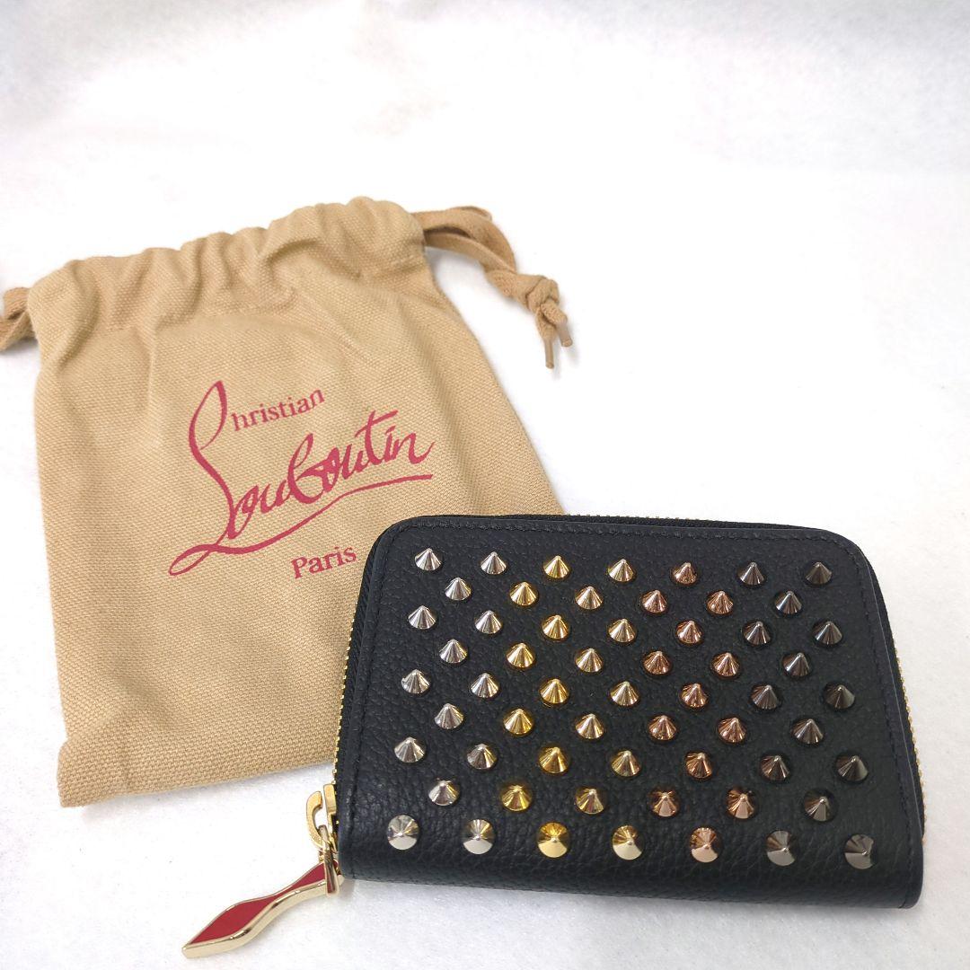 美品✨クリスチャンルブタン　スタッズウォレット