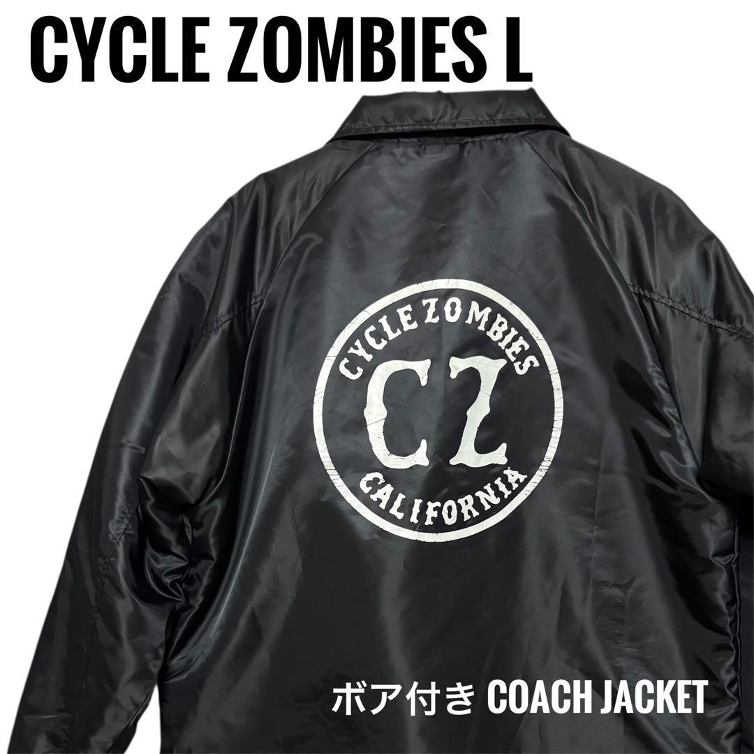CYCLE ZOMBIES ボア付きコーチジャケット L