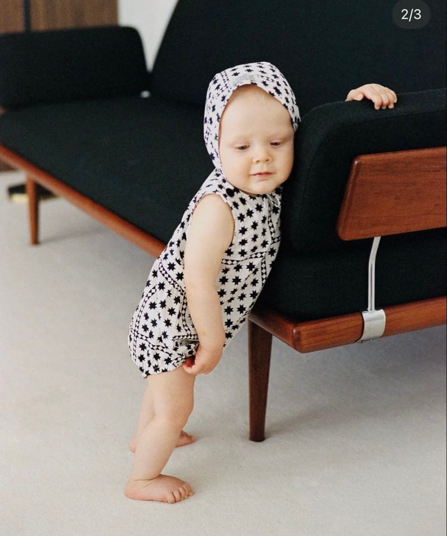 House on the hill ロンパース 80サイズ　ボンネットSET