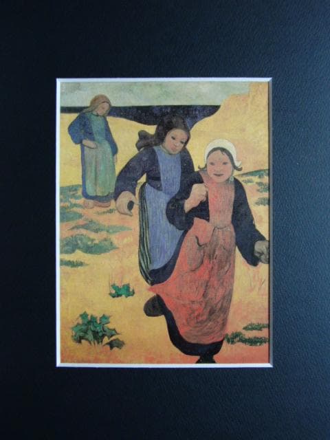 ポール・セリュジエ、ル・プルデュの3人の少女、あるいは海辺のブルターニュの少女