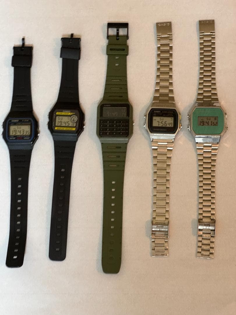 最終値下げ!! CASIO digital 腕時計 5個セット